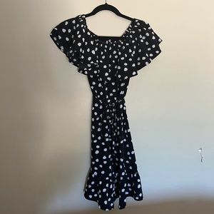 Merona Black and White Polka Dot Dress
